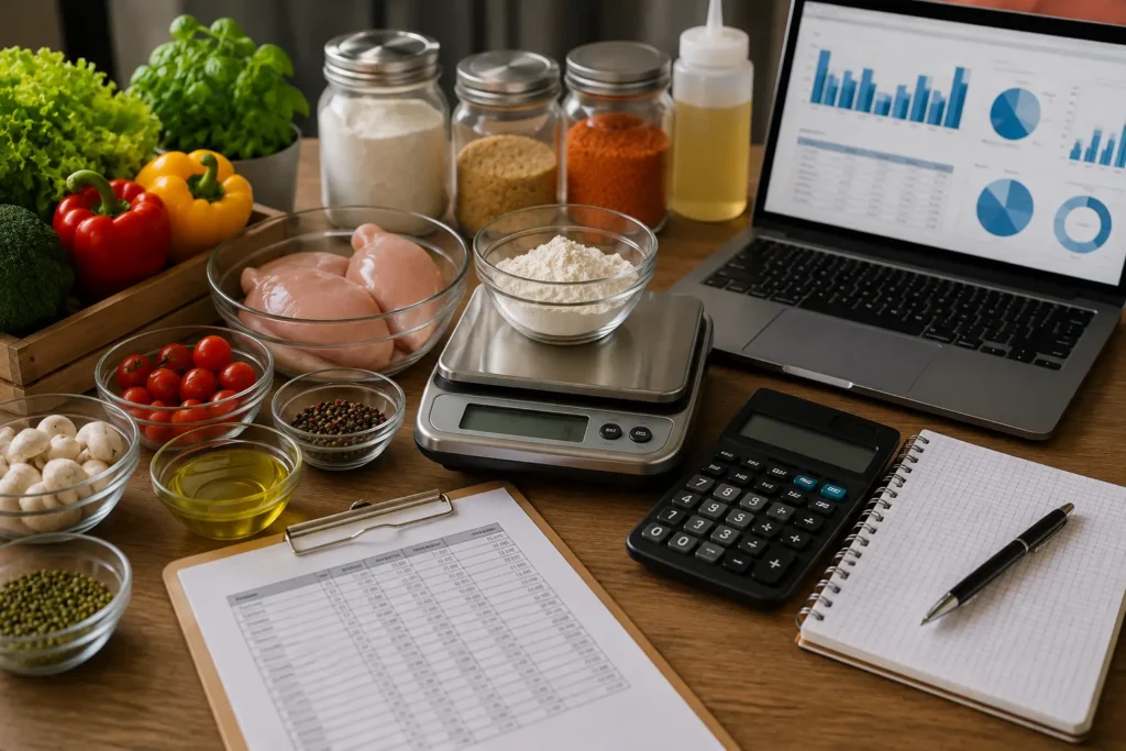 Recipe Costing Kitchen Workspace